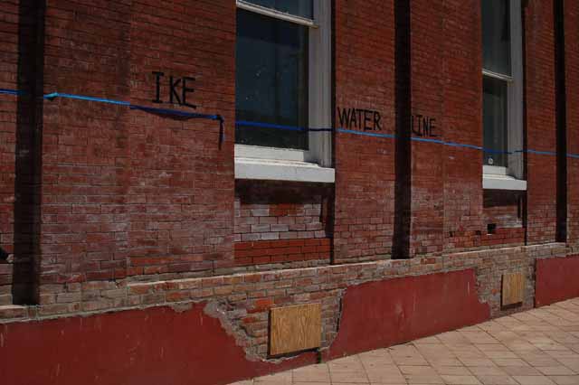 Ike water line downtown